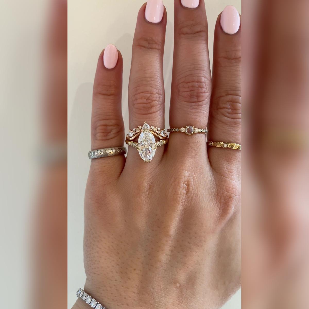 Trianna Oval Wedding Band Pairings