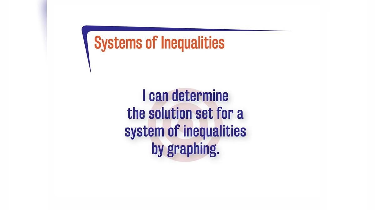 FL27 A1.4.5 Systems of Inequalities