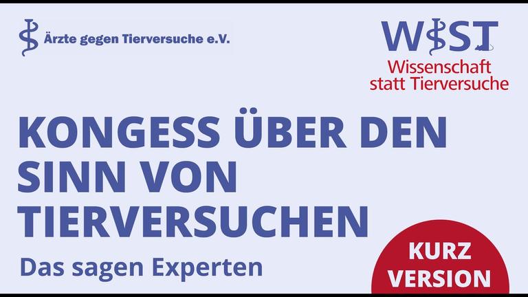 WIST-Kongress - Wissenschaft statt Tierversuche