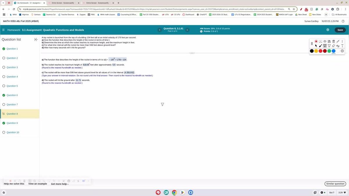 Math 1050 3.1 #8