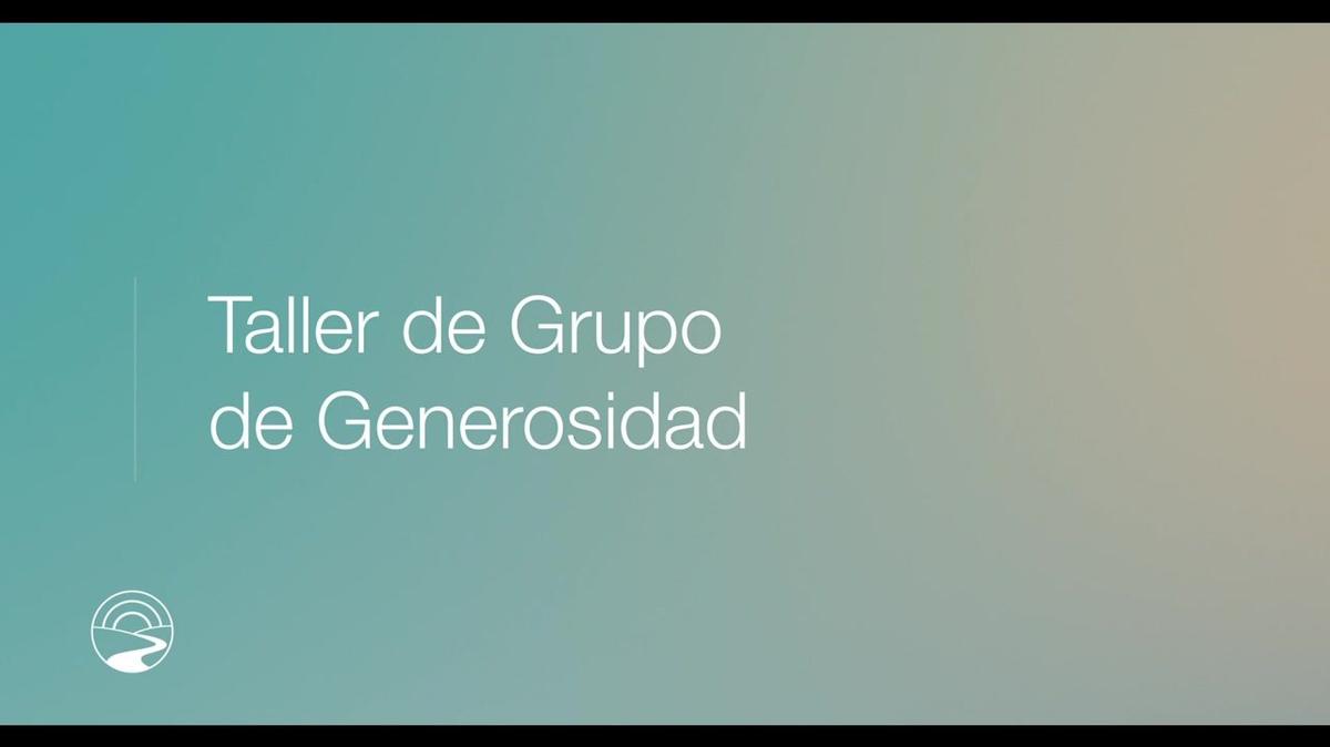 ES-SUB - Giving Group Workshop