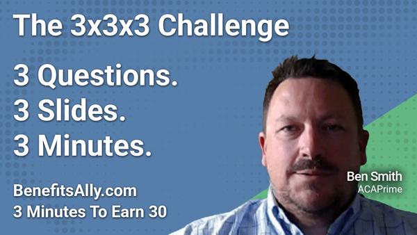 ACAPrime - 3x3x3 Challenge With Ben Smith