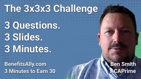 ACAPrime - 3x3x3 Challenge With Ben Smith