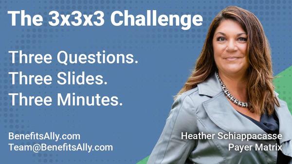 Payer Matrix - 3x3x3 Challenge With Heather Schiappacasse