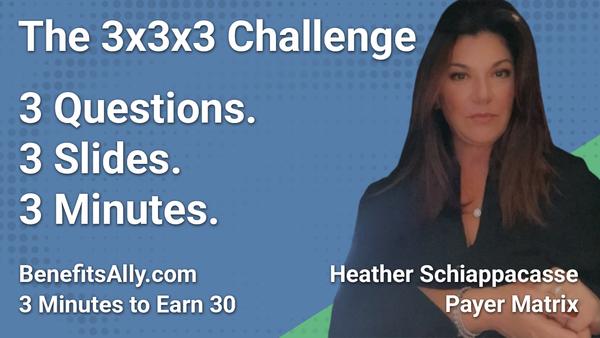 Payer Matrix - 3x3x3 Challenge With Heather Schiappacasse
