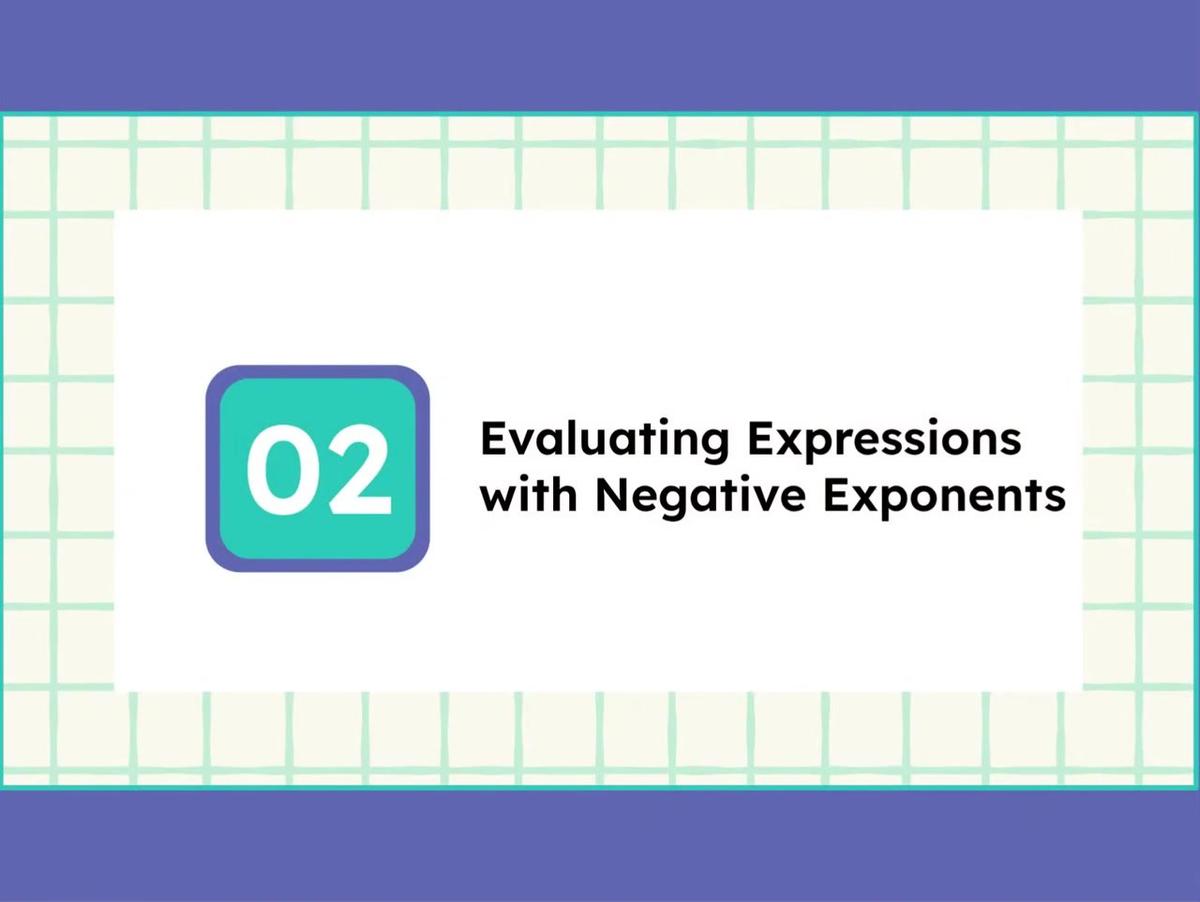 2.14 Negative Exponents - SMR-2