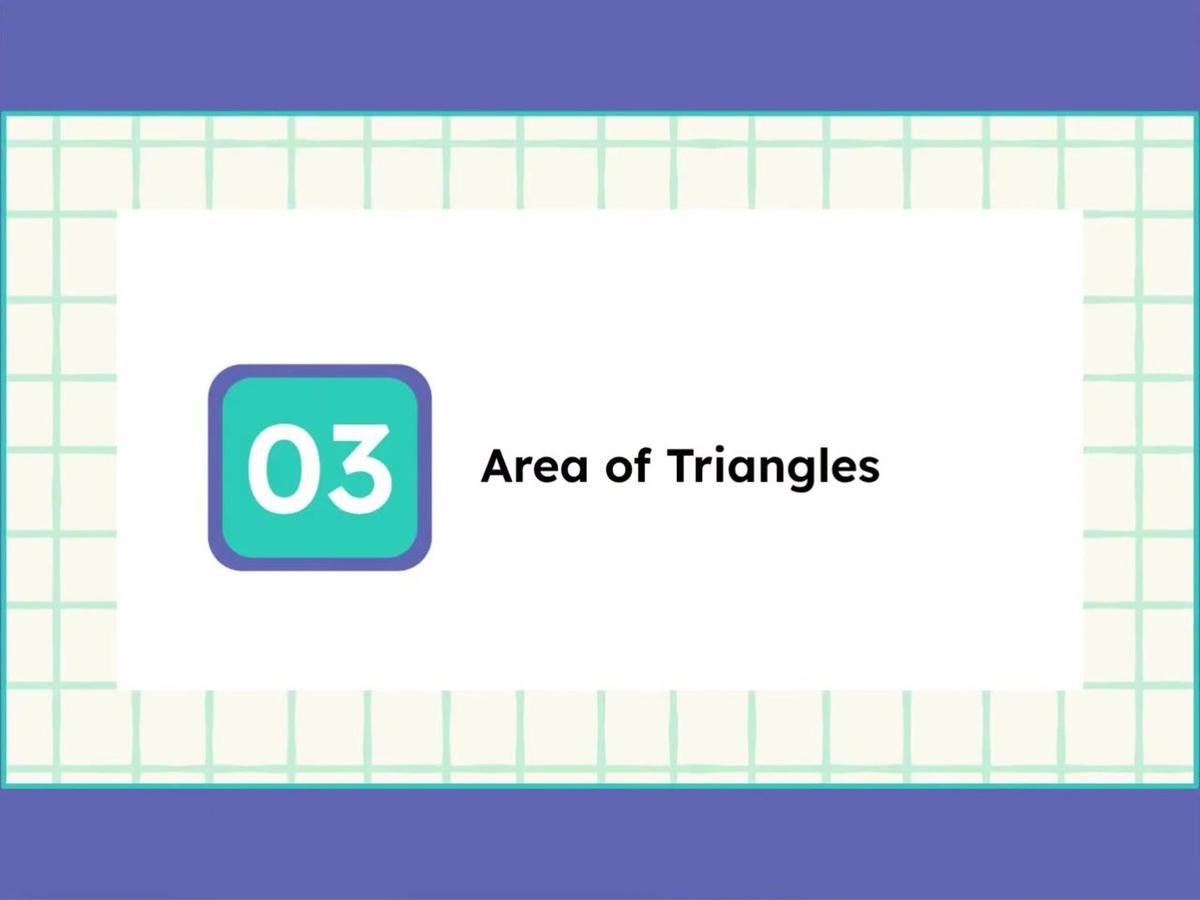 3.6 Perimeter and Area - Triangles - SMR-3