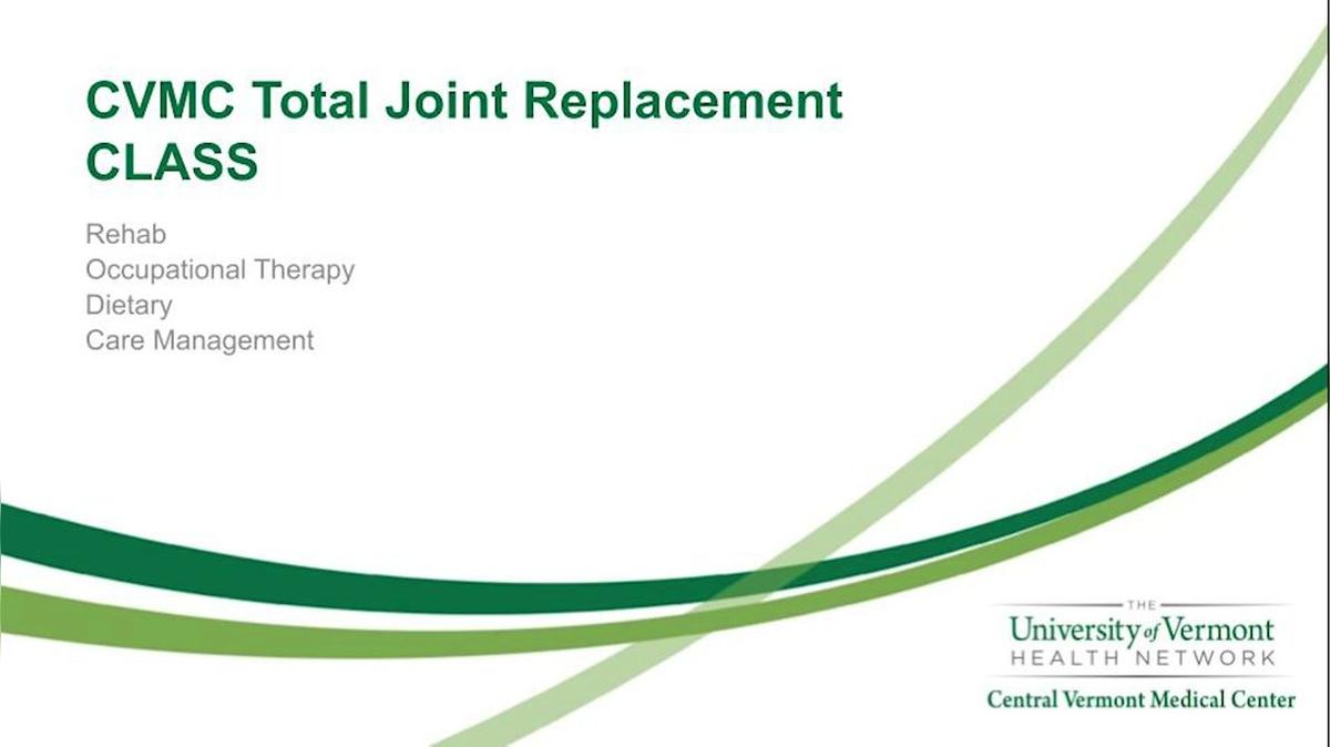 CVMC Ortho Hip and Knee Prep