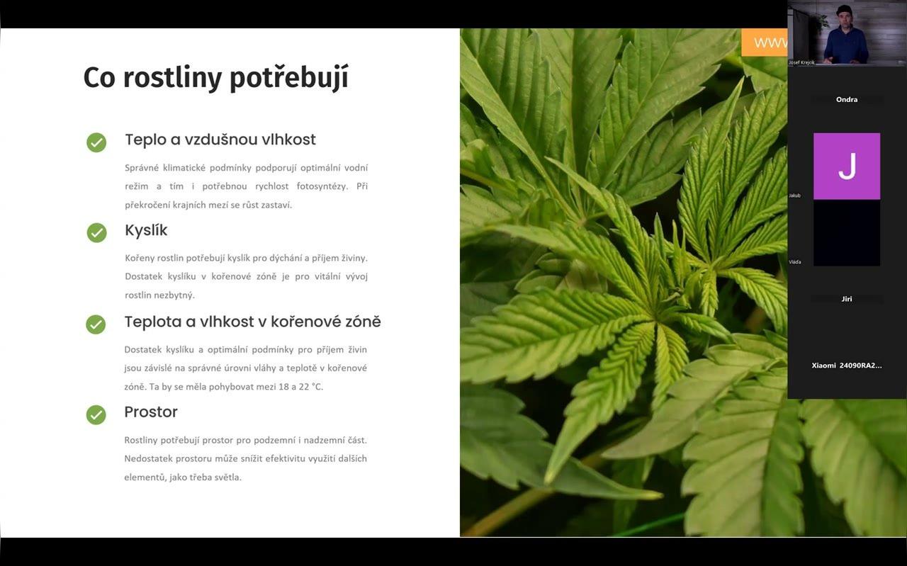 Záznam 2. lekce: Biologie rostlin