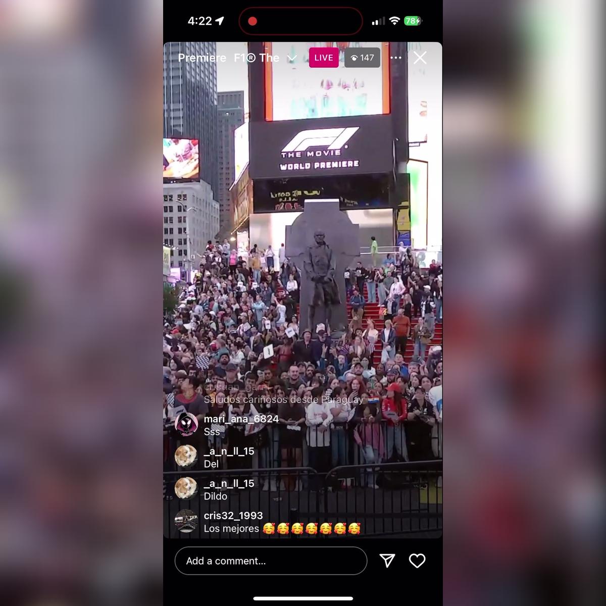 F1 The Movie World Premier Livestream 5