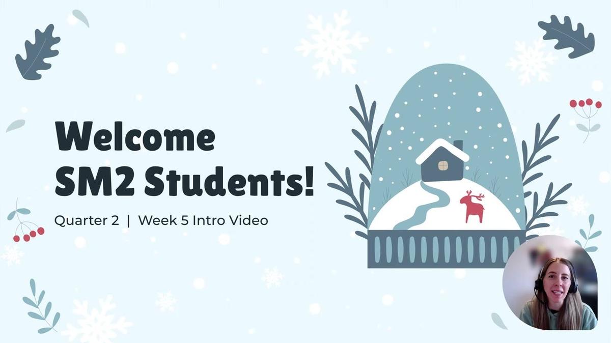 Scholes SM2 (sec 1) Q2 W5