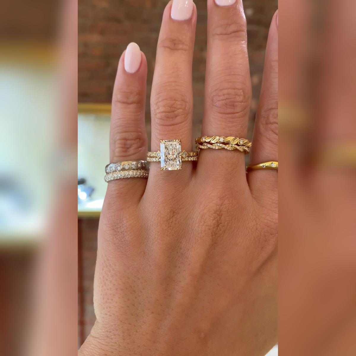 Lulu Radiant Wedding Band Pairings