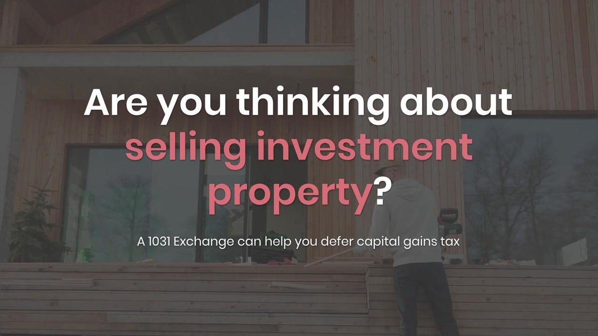Want to Sell Investment Property?
