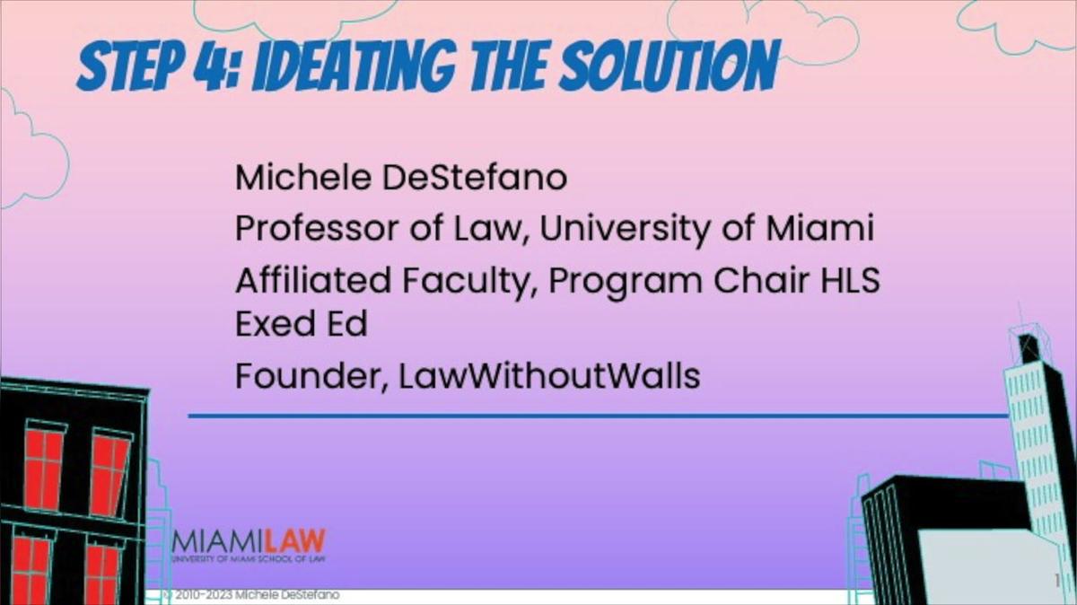 Step 4 Ideating the Solution Webinar DeStefano