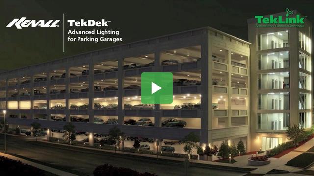TekDek by Kenall for Parking Garage Applications