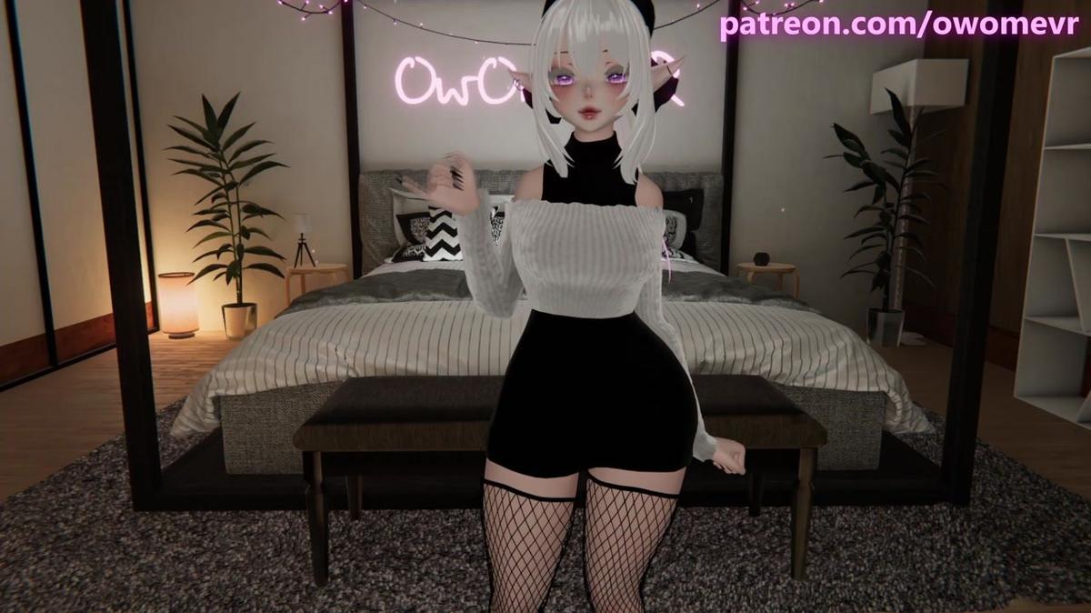 Horny vtuber gives you a JOI with dirty talk UwU - VRchat erp - Trailer