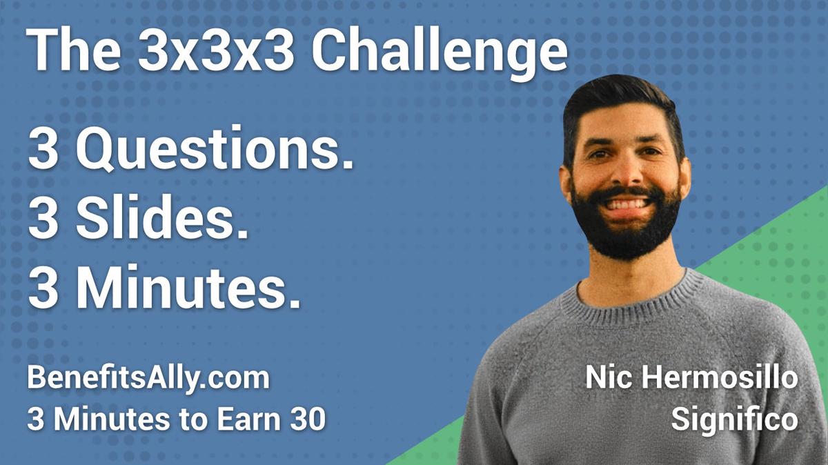 Significo - 3x3x3 Challenge with Nic Hermosillo