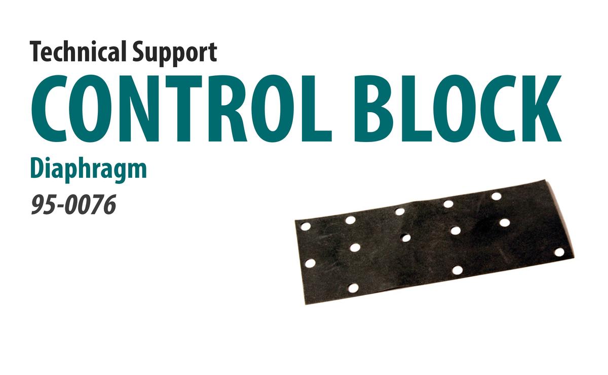 Replace the Control Block Diaphragm [66-4006]