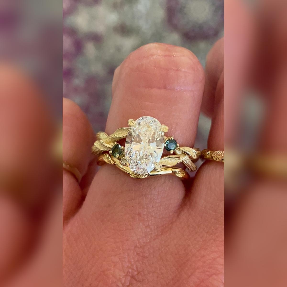 Astrid Oval Wedding Band Pairings