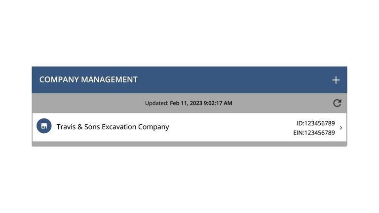 Company Management Overview