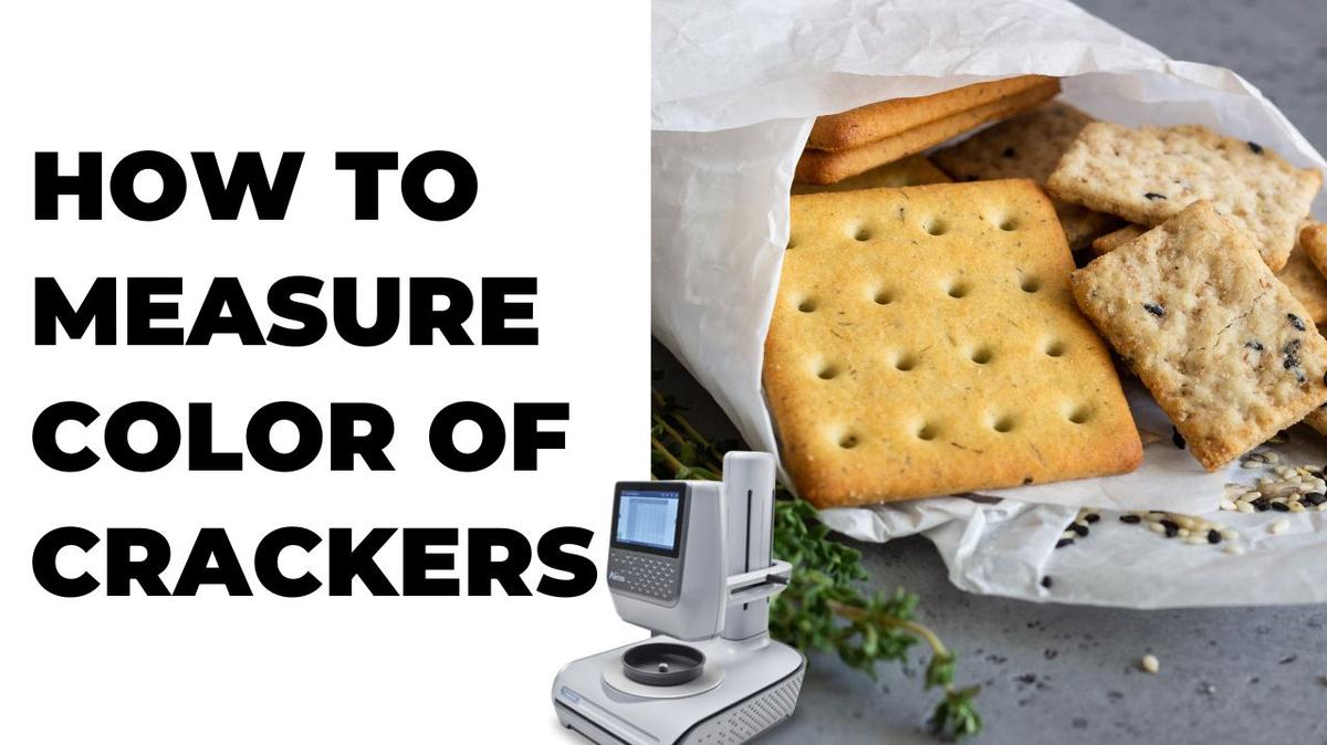 How to measure the color of Crackers