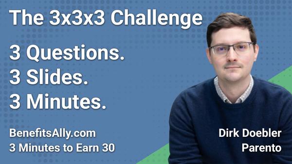 Parento - 3x3x3 Challenge with Dirk Doebler