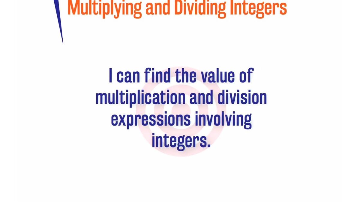 ORSP 2.5.1 Multiplying and Dividing Integers