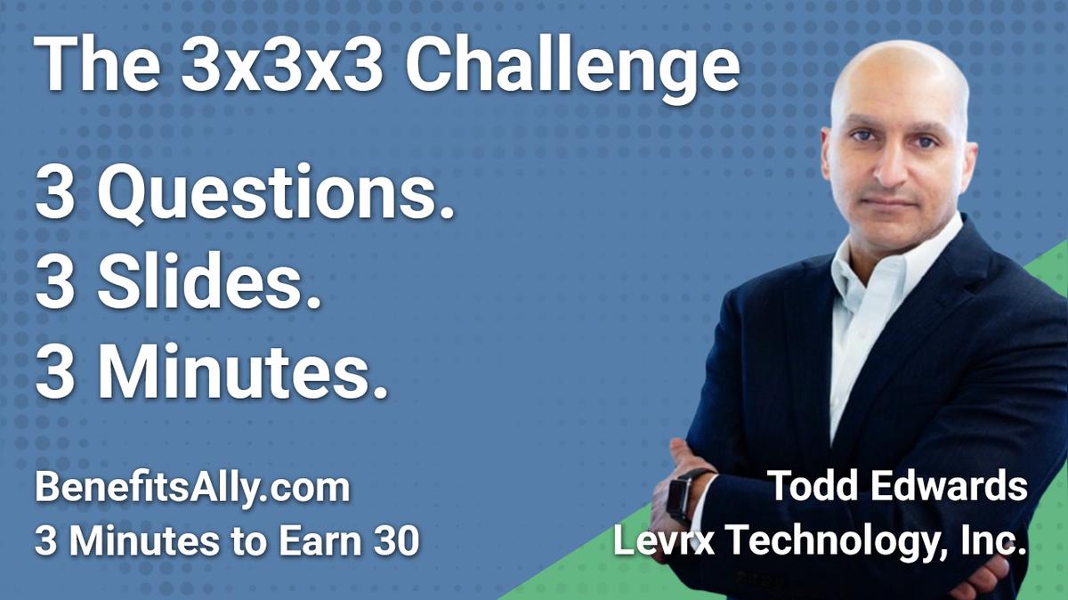 Levrx Technology, Inc. - 3x3x3 Challenge with Todd Edwards