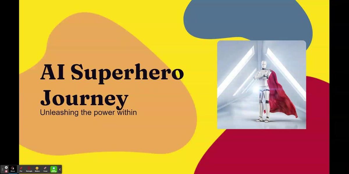 AI Superhero Presentation - Google Slides