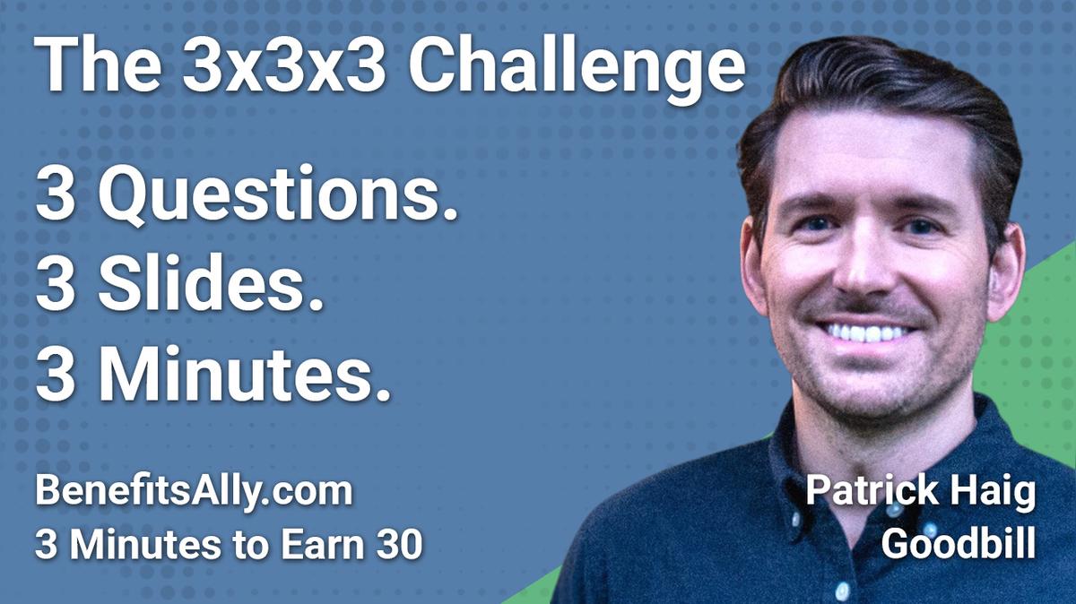 Goodbill - 3x3x3 Challenge with Patrick Haig