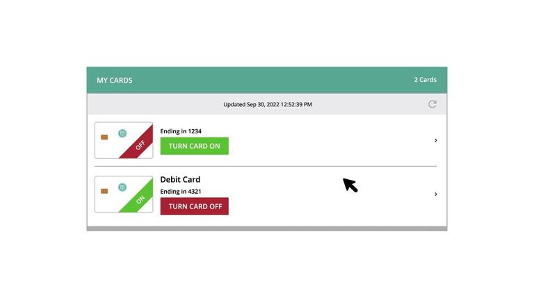 Manage Cards