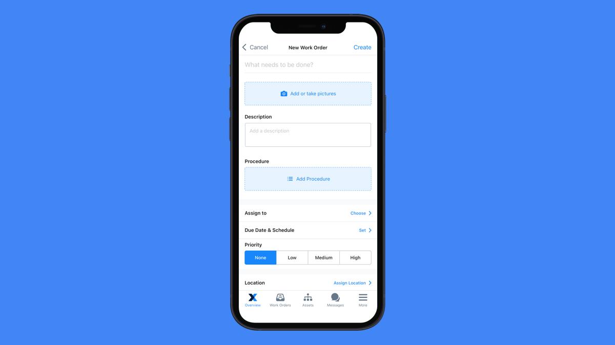 Creating Work Orders (mobile)