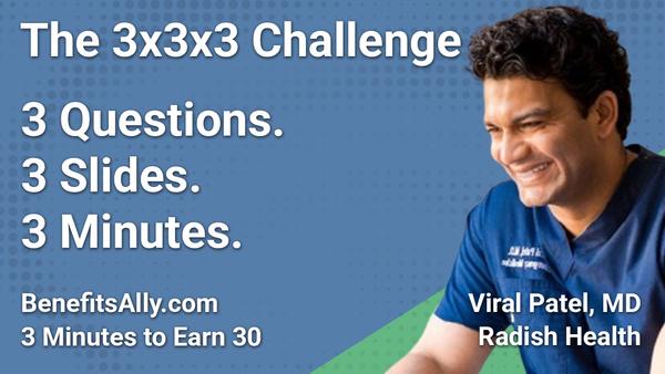 Radish Health - 3x3x3 Challenge with Viral Patel, MD