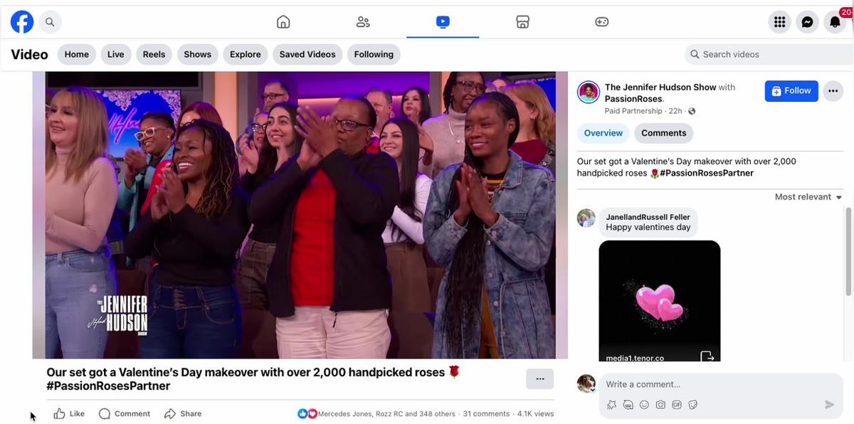 JHUD Passion FB Post 2.14.24