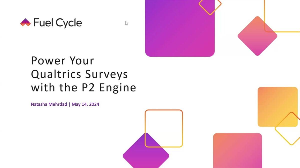 Power Your Qualtrics Surveys with the P2 Engine