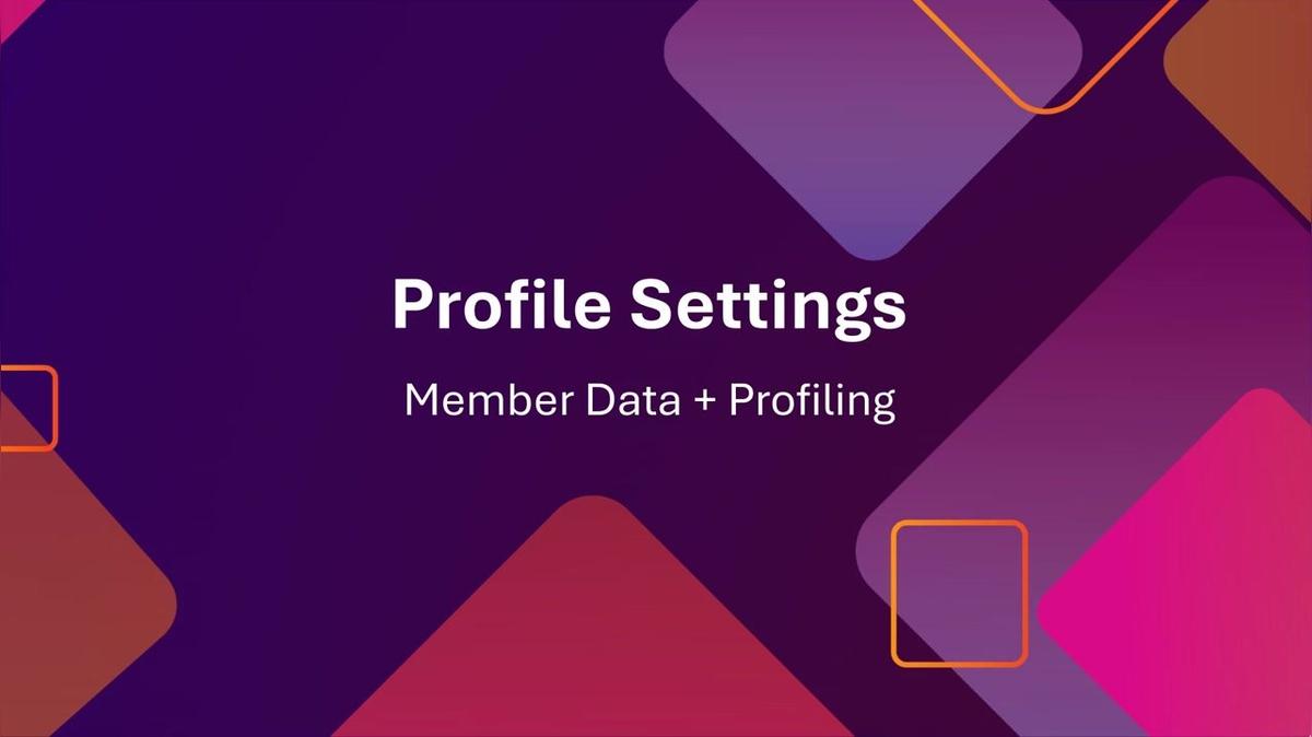 Profile Settings