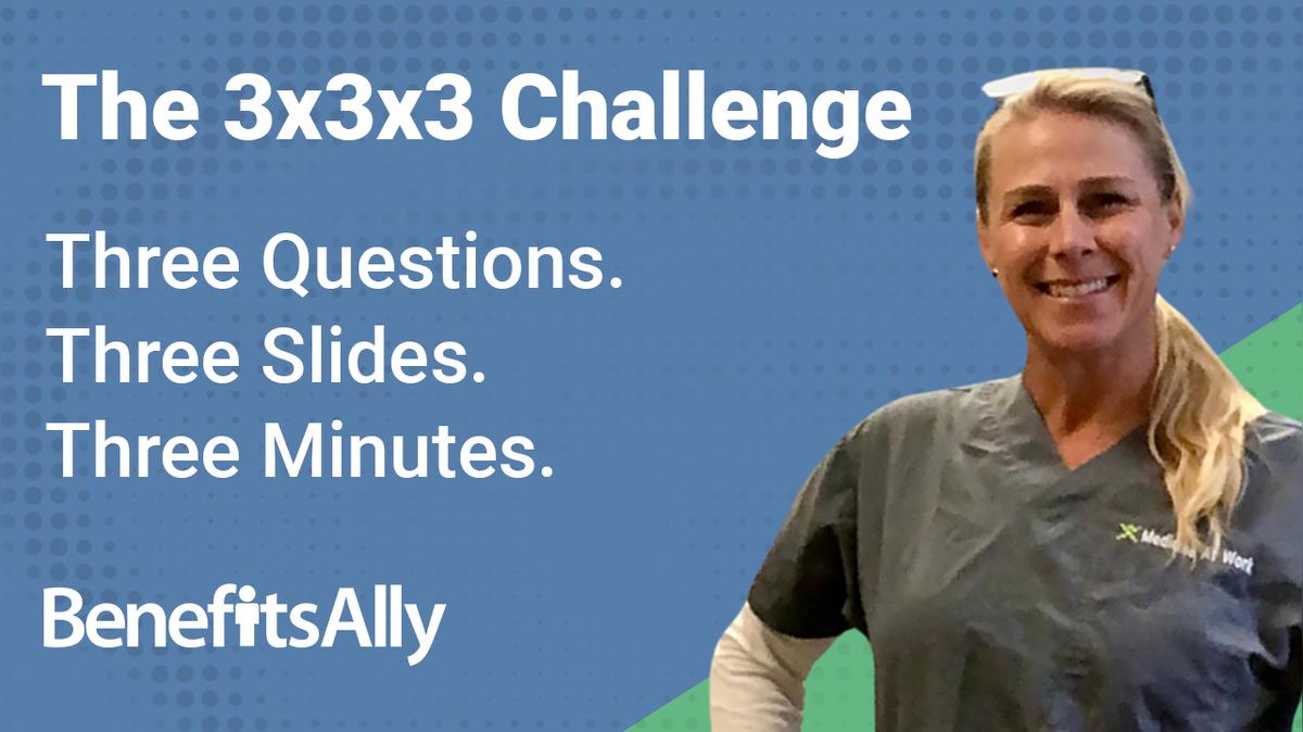 Medicine At Work - 3x3x3 Challenge With Kate Harvath