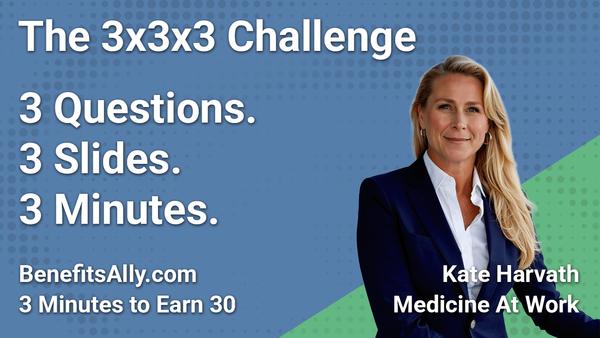 Medicine At Work - 3x3x3 Challenge With Kate Harvath