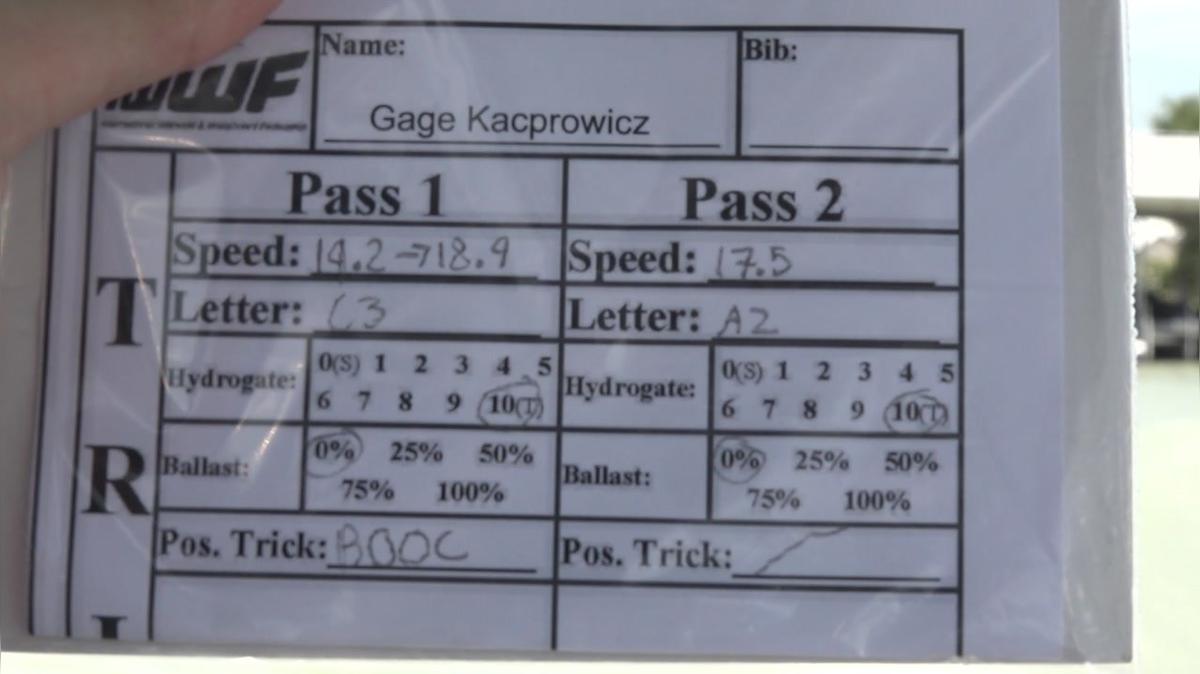 Gage Kacprowicz JM Round 1 Pass 1