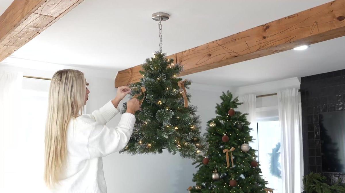 SkyPlug Christmas Tree Chandelier on Home Depot