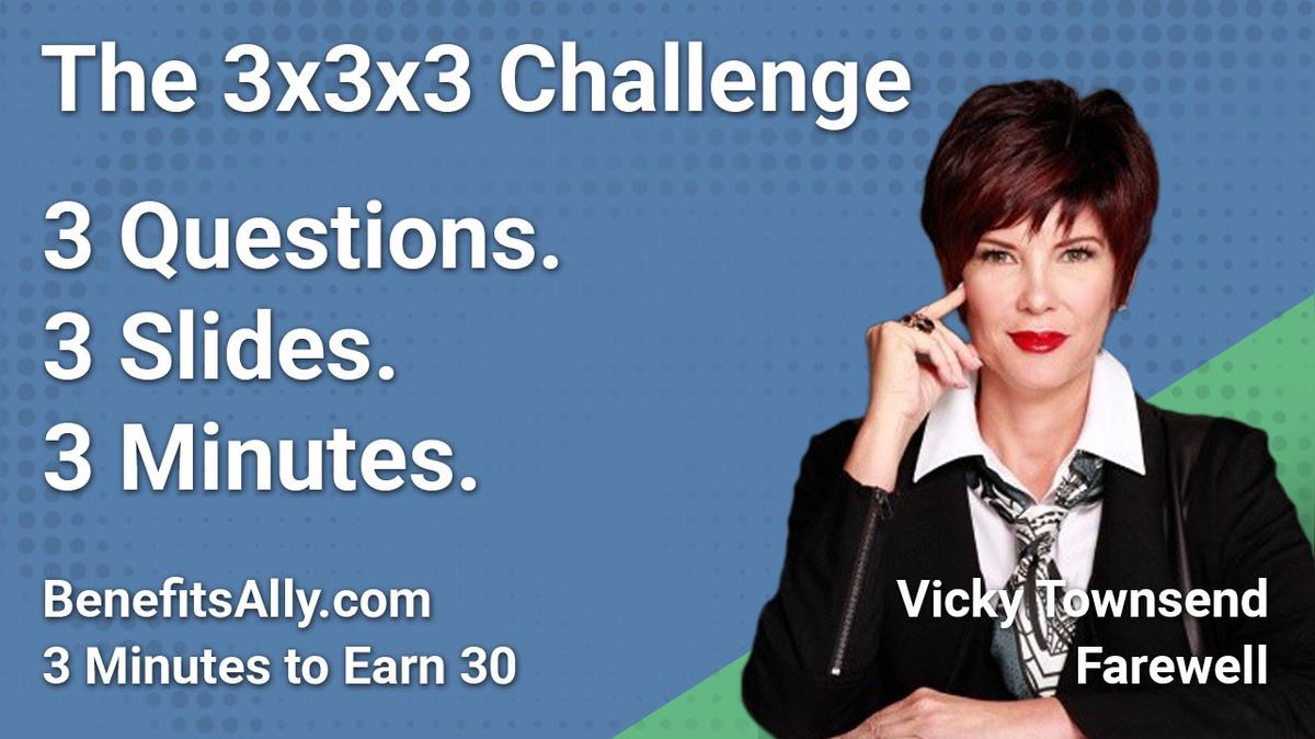 Fairwell - 3x3x3 Challenge With Vicky Townsend