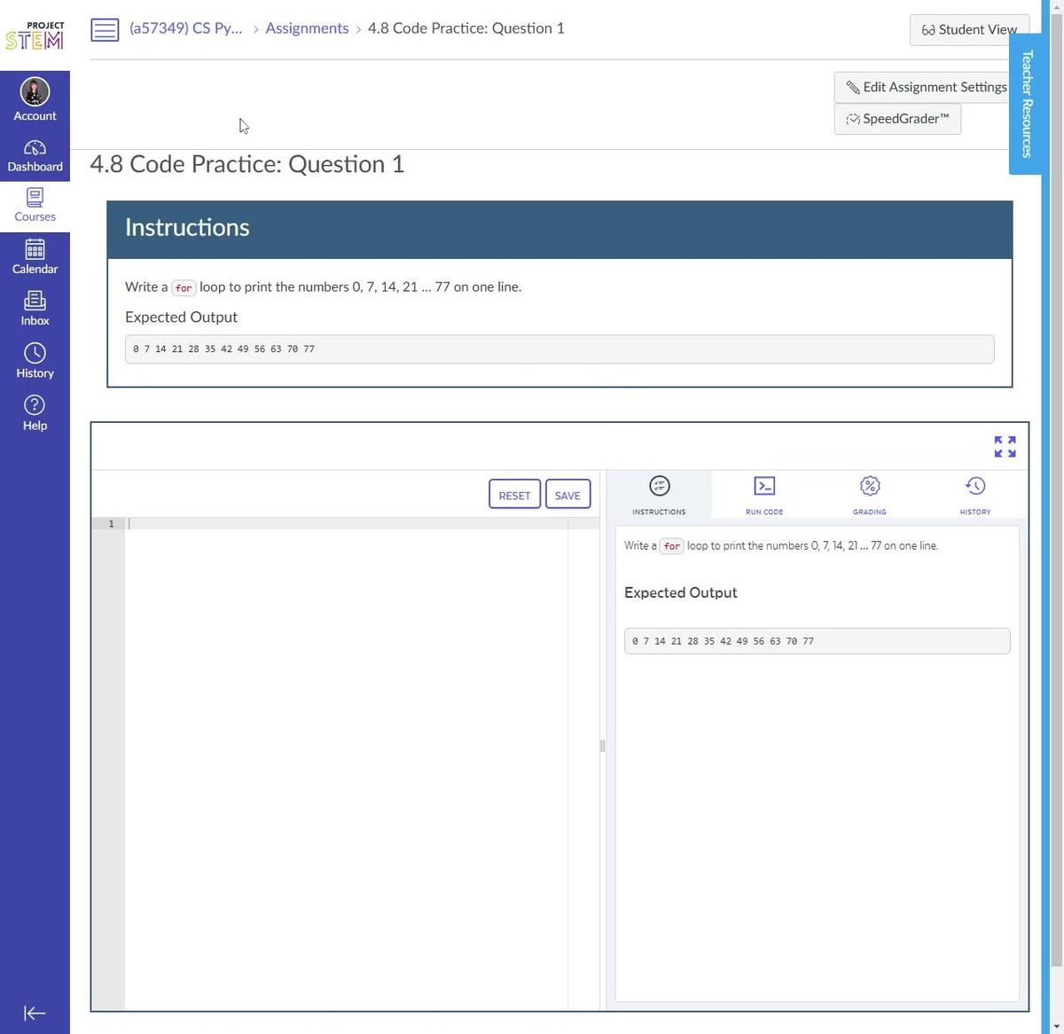 4.8 Code Practice Question 1