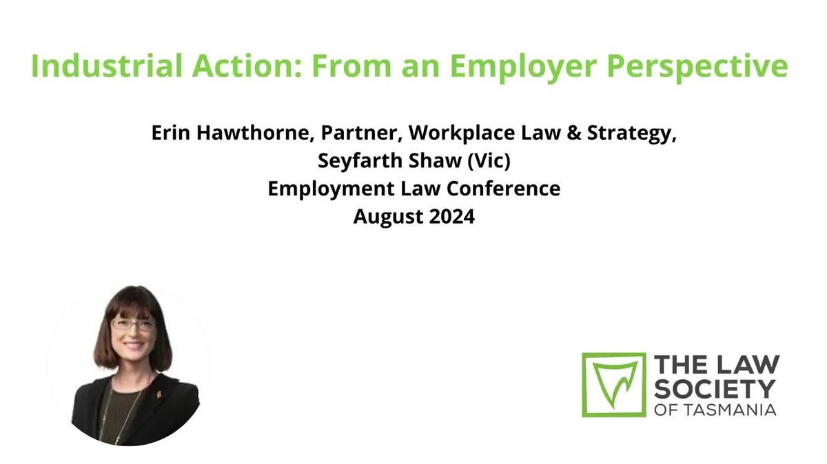 Industrial Action: From an Employer Perspective