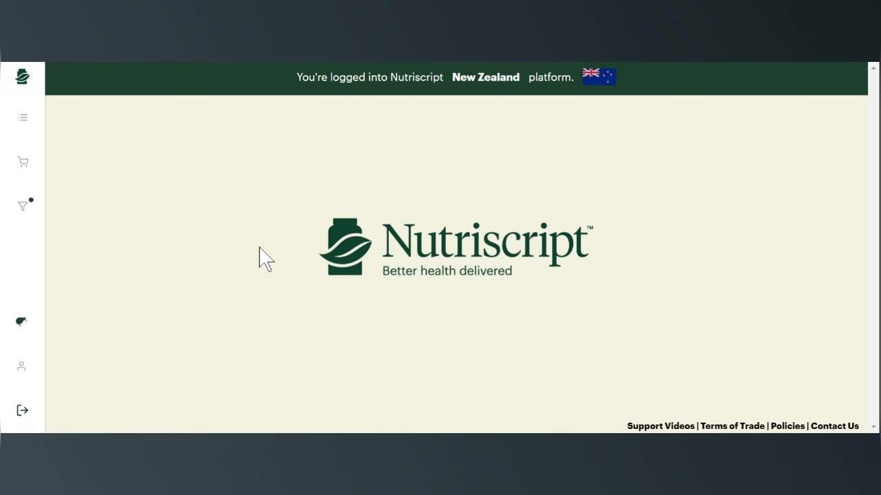 How to create Favourites Folders - Nutriscript