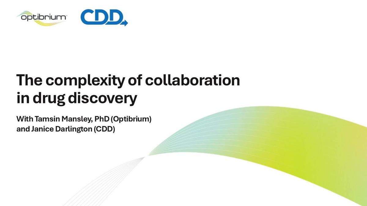 The complexity of collaboration in drug discovery