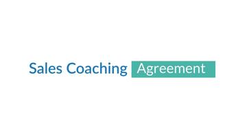 Sales Coaching - Agreement