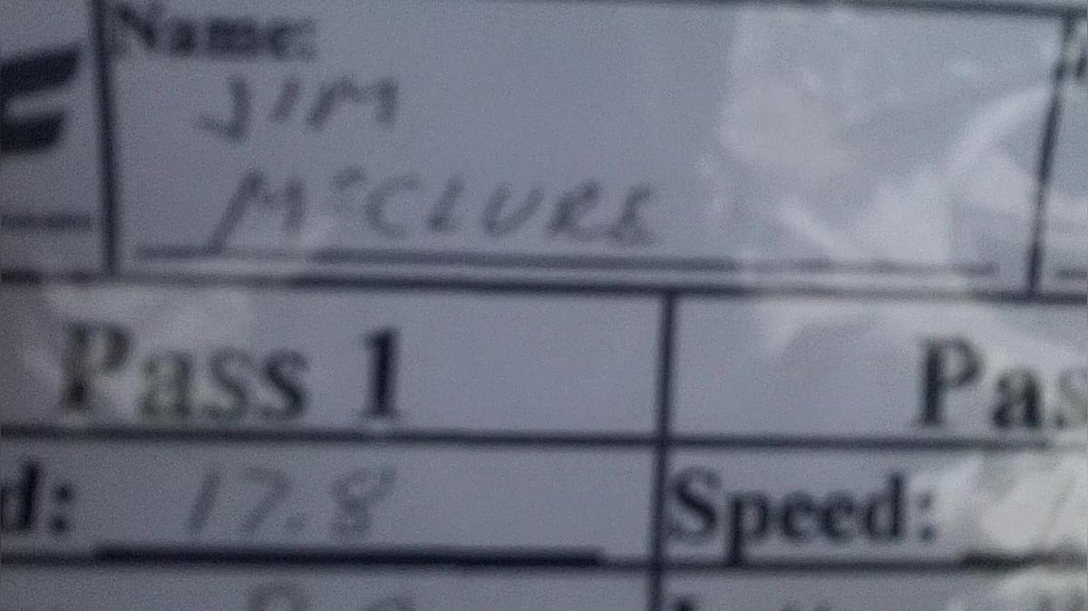 James Mcclure M7 Round 2 Pass 2