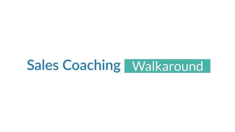 Sales Coaching - Walkaround