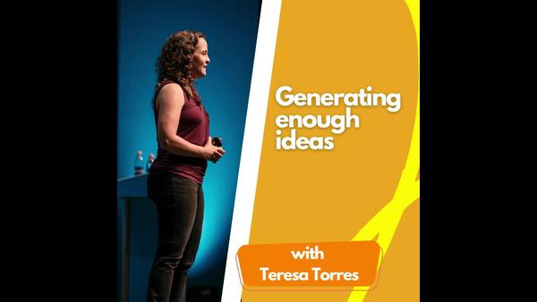 Generating enough ideas