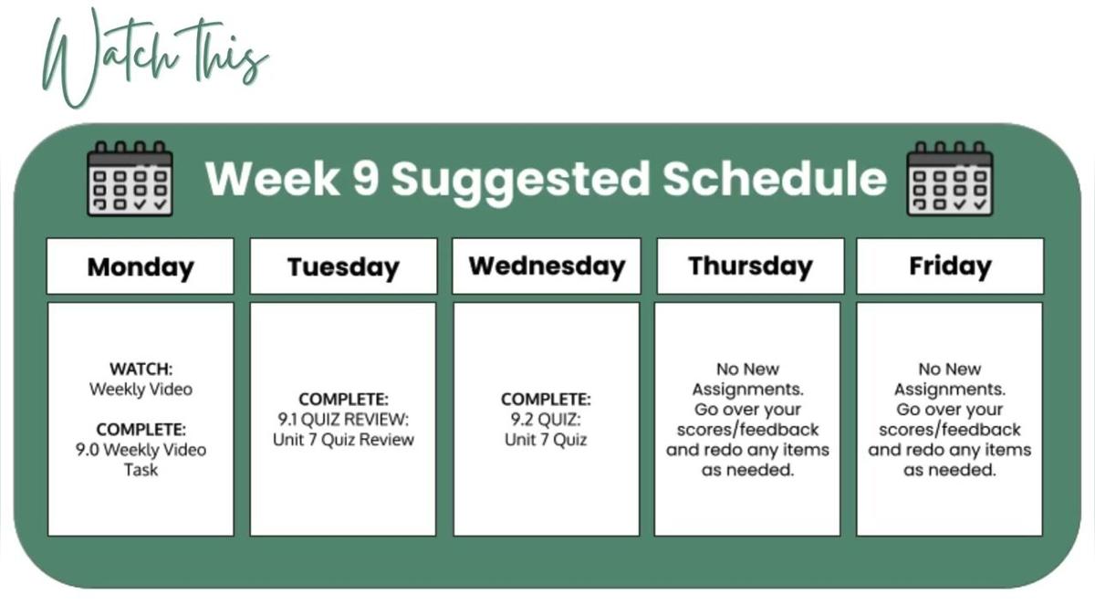 Branson Q3 Wk 9